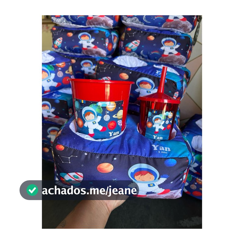 20 ALMOFADAS PERSONALIZADA COM COPOS E BALDE TODOS OS TEMAS