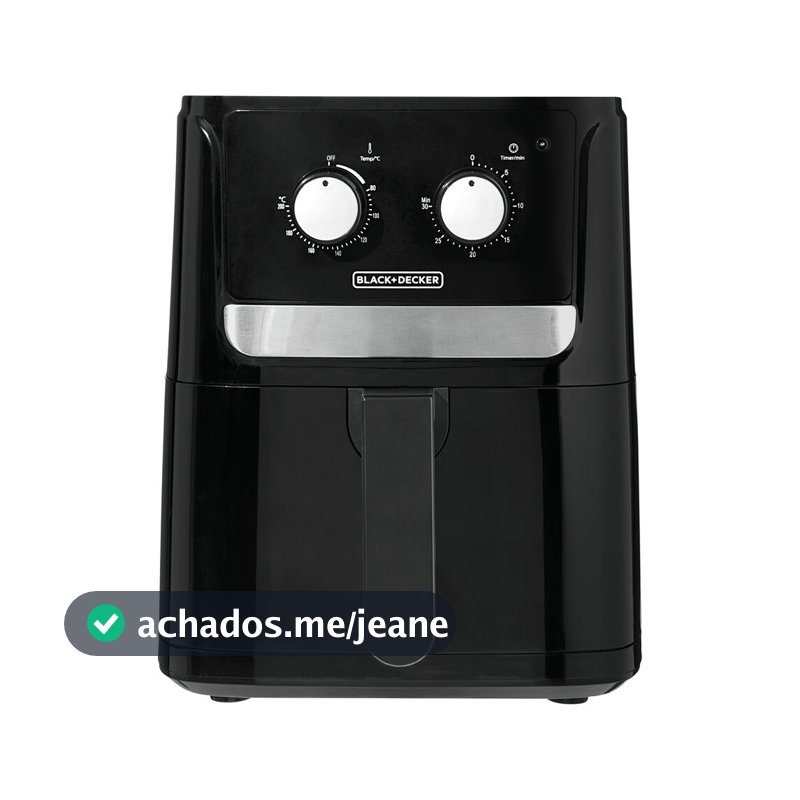 Fritadeira Elétrica Sem Óleo BLACK+DECKER AFM4 1400W Capacidade 4,5L 110V e 220V