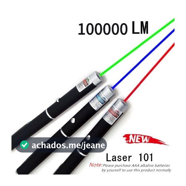 Novo UP Poderoso Verde Vermelho Azul Caneta Ponteiro Laser Feixe De Luz 5 Mw