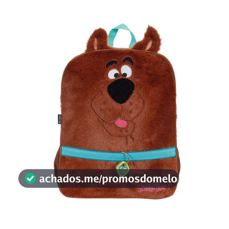 Mochila Escolar Scooby Doo Pelúcia