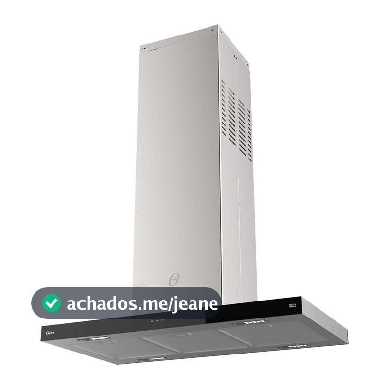 Coifa de Ilha Oster Inox Touch Control 90cm