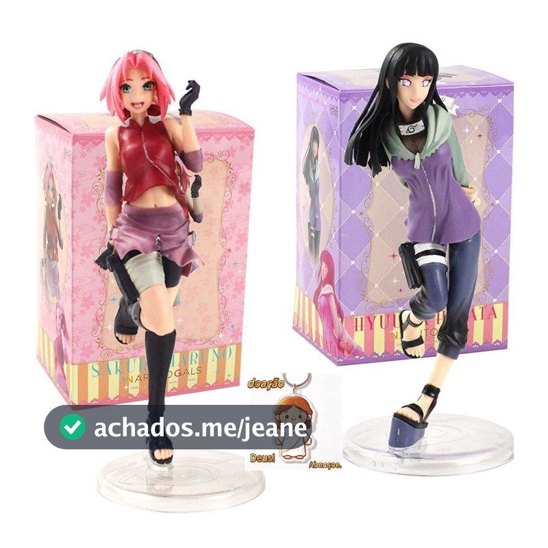20-23cm Shippuden Figuarur Anime Gals Hyuuga Hinata Sakura Haro Action Figure Collectible Modelo Toy Action Figure Hinat