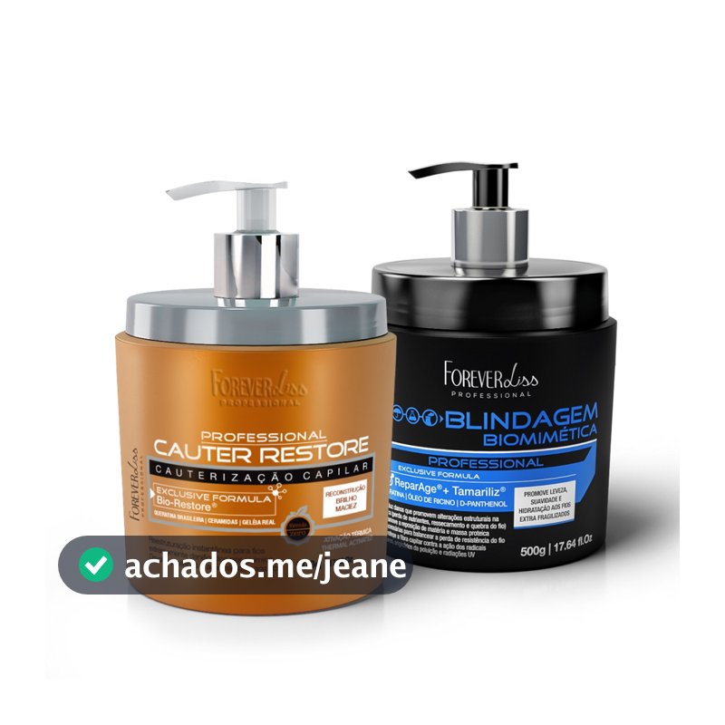 Kit Cauterização Capilar com Blindagem Biomimética 500g