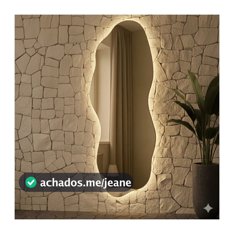 Espelho Grande Corpo Inteiro Com led Espelho Para Sala Quarto Espelho Organico