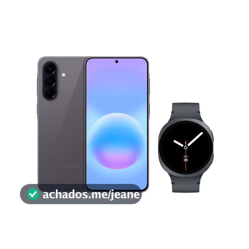 Galaxy A57 5G (128GB) - Cinza + Galaxy Watch8 BT 44mm - Grafite