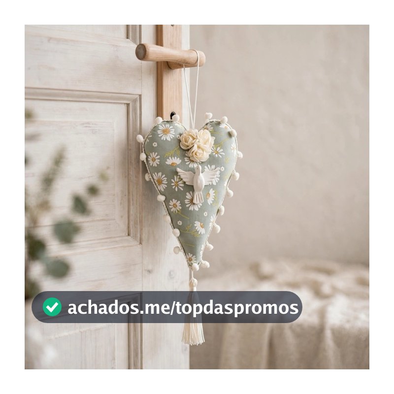 Pendente Coração Divino Espírito Santo para Porta Decoração Católica Enfeite de Parede .