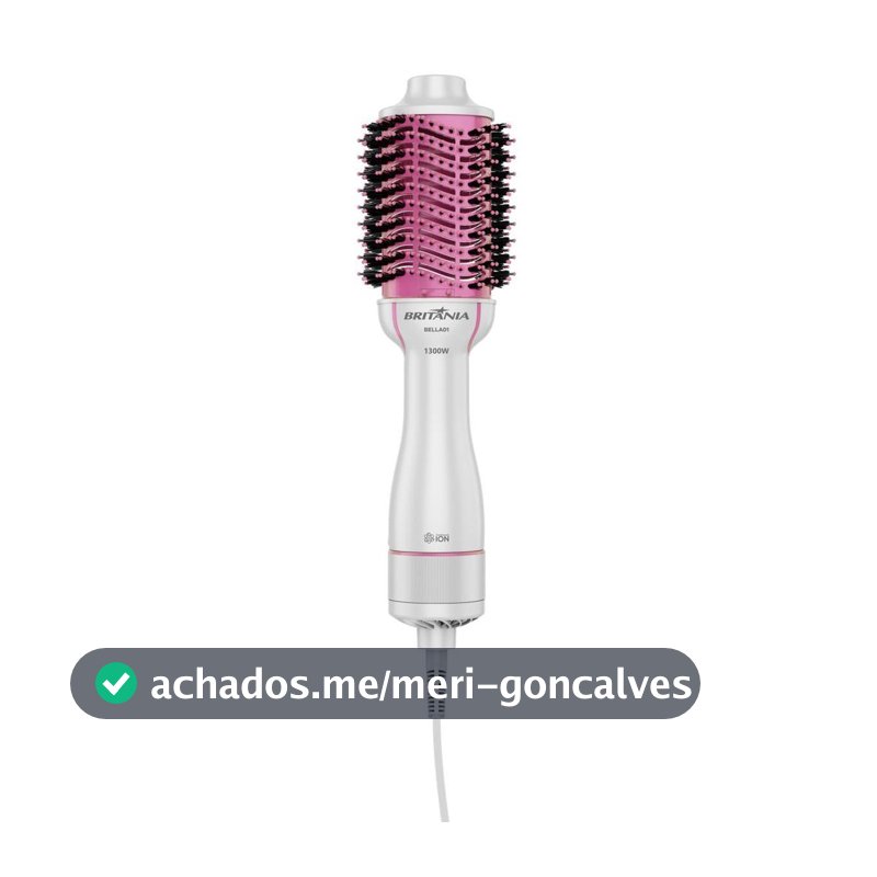 Escova Secadora Britânia 4 em 1 Nanocerâmica 1300W BELLA01