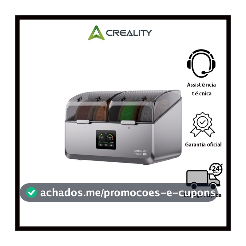 Creality X4 Caixa De Secagem De Filamentos Impressora 3d De 4 Bobinas Cro 220V