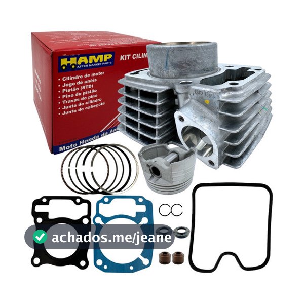Kit Cilindro Motor Titan Fan Bros 150 Hamp Original Honda