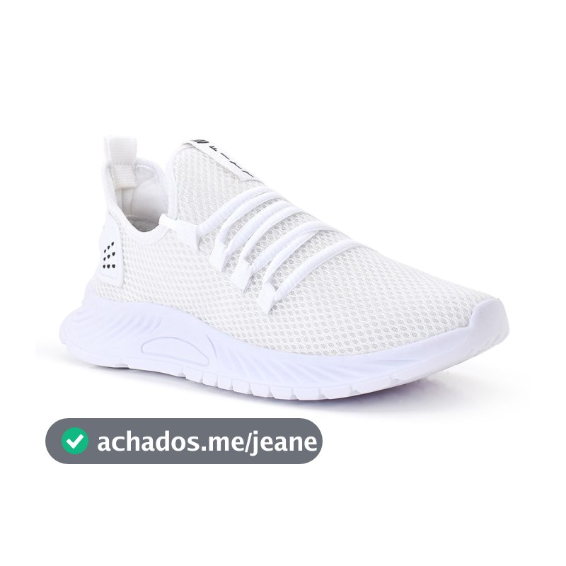 Tênis Branco Respirável Unissex - Feminino e Masculino
