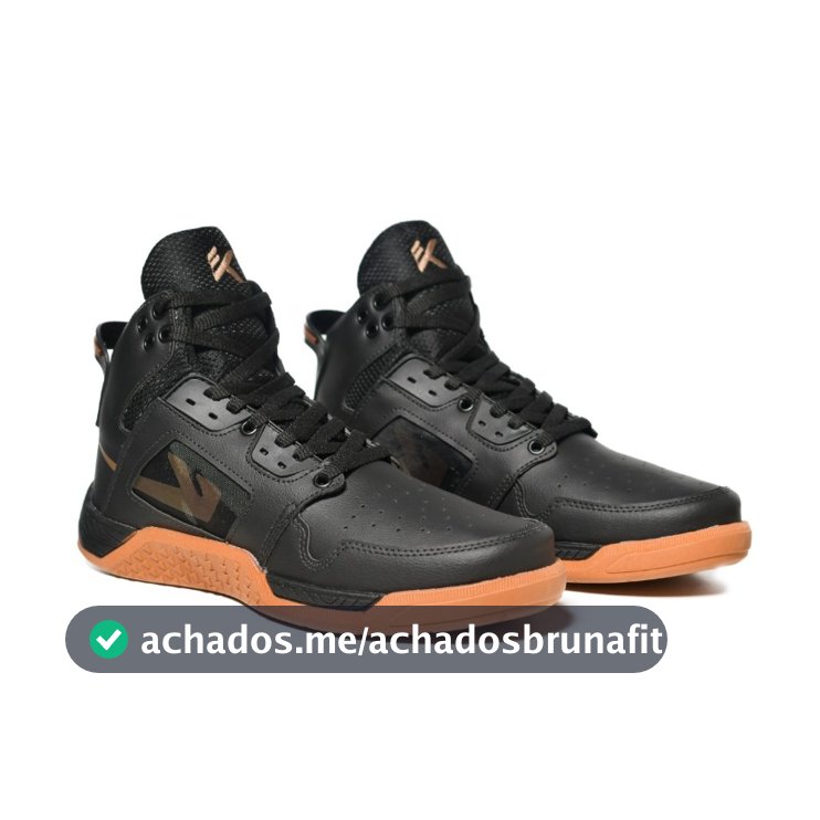 Bota Masculina Tênis Esportivo Sola Reta Antiderrapante Calçado Fitness Academia Musculação Crossfit