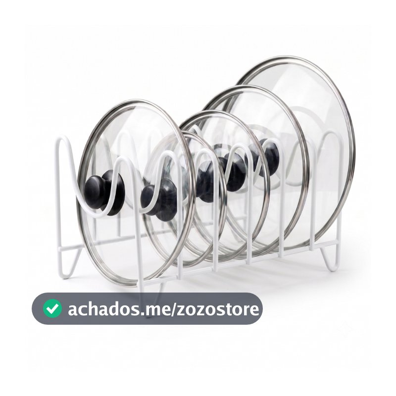 Kit Organizador Tampas Panela Suporte Aramado Armario Cozinha Gaveta Divisoria Pratos Aco Resistente