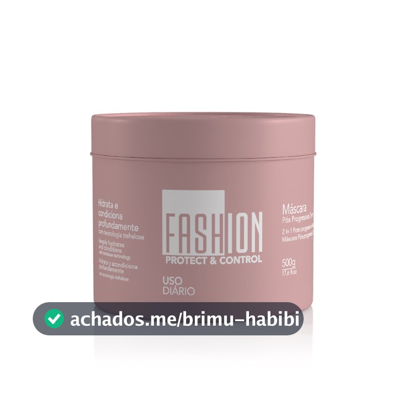 Máscara 2 em 1 Pós-Progressiva 500g - Fashion Gold