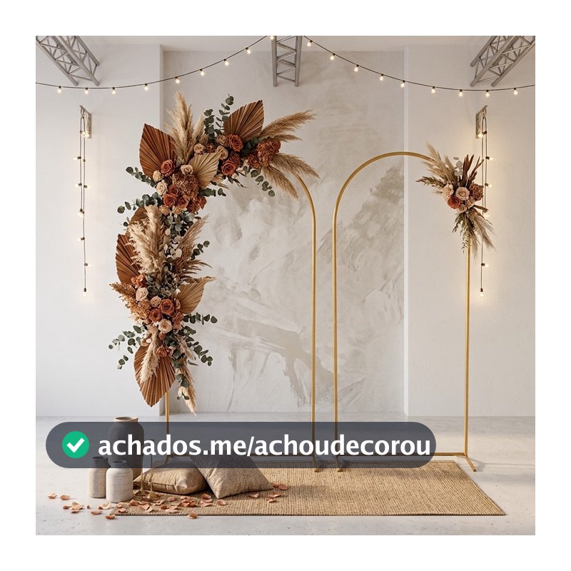 Kit 2 Arcos Romano Para Decoração de Festas Aniversario e Eventos P/ Pegar e Montar