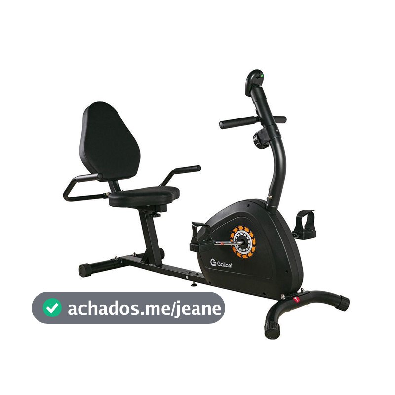 Bicicleta Ergométrica Magnética Horizontal Gallant Elite X (GBEV1HMGB-PT)