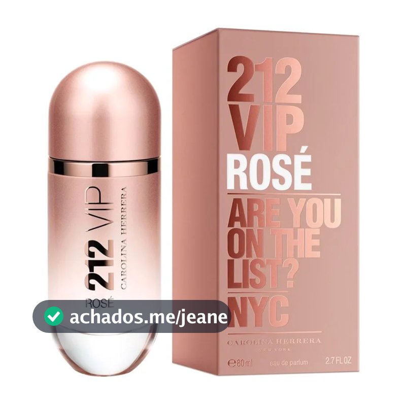 212 Vip Rosé Perfume Feminino Eau de Parfum