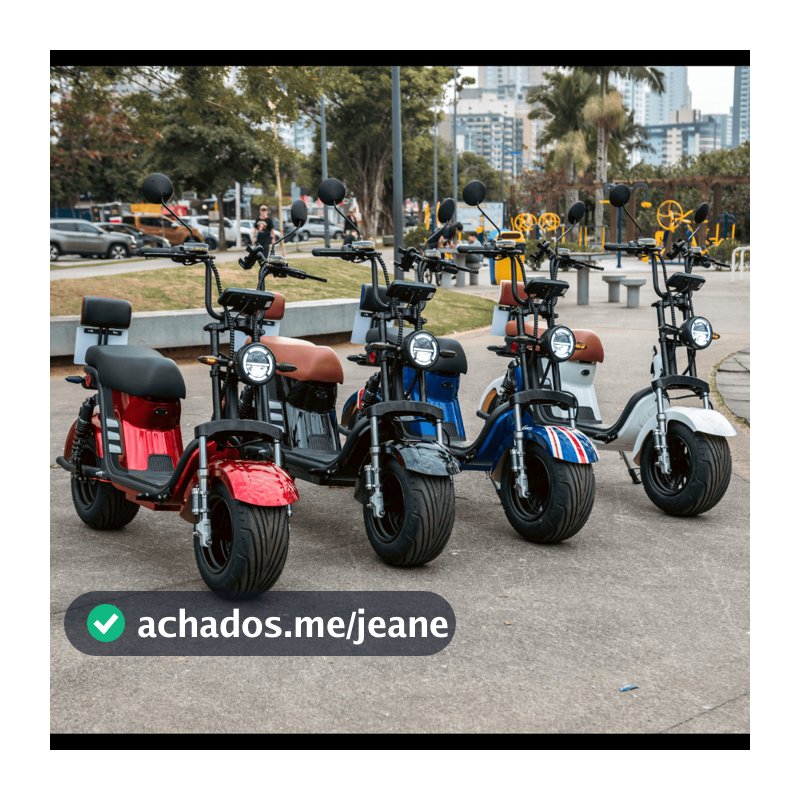 Moto Elétrica 1000W WAXX MOTORS Pneu Largo Sem CNH Sem Emplacamento