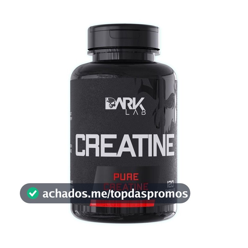 Creatina Monohidratada 100% Pura 120 Cápsulas Dark Lab - Creatina Pura em Cápsula
