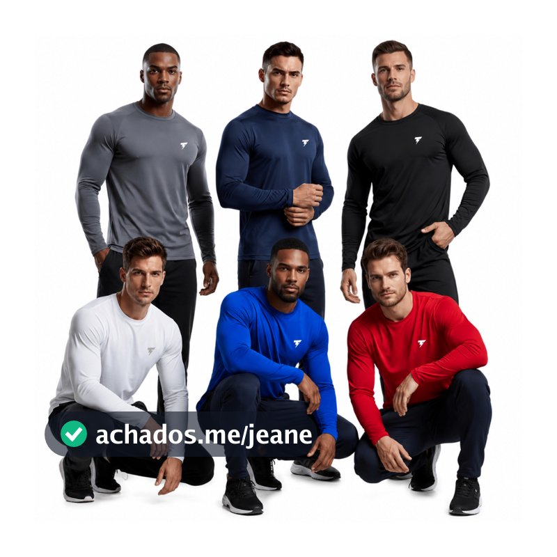 Camisa Térmica Manga Longa Segunda Pele Proteção Solar uv 50 Camiseta Masculina Adulto Surf Ciclismo