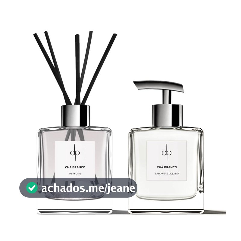 Kit SPA Cristal (Chá Branco) Pureza e Harmonia | Aromatizadores com Pedras Naturais | Presente I Di Piettro