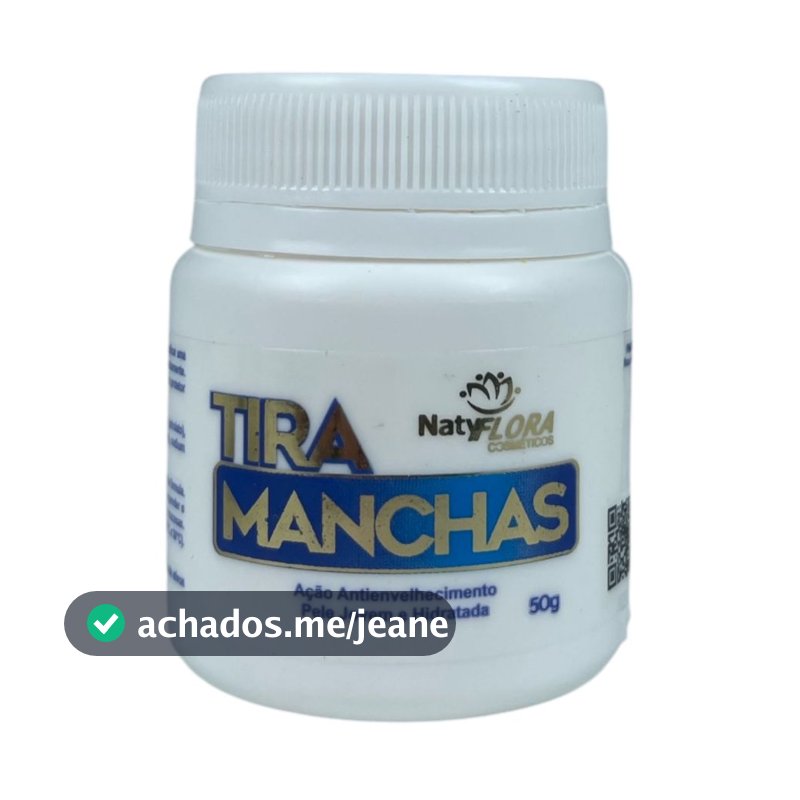 Creme Tira Manchas Acaba com Melasma e Ação Antienvelhecimento Original 50g NatyFlora