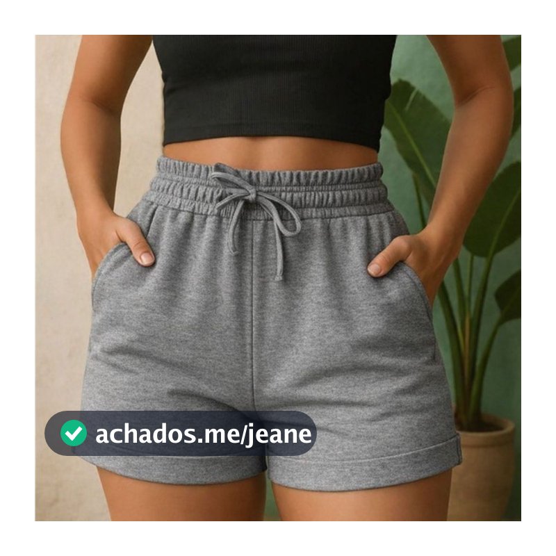 Bermudinha de ficar em casa Ou Para o uso no dia a dia Shortinho moletom Feminino Em PROMOÇÃO!!!!