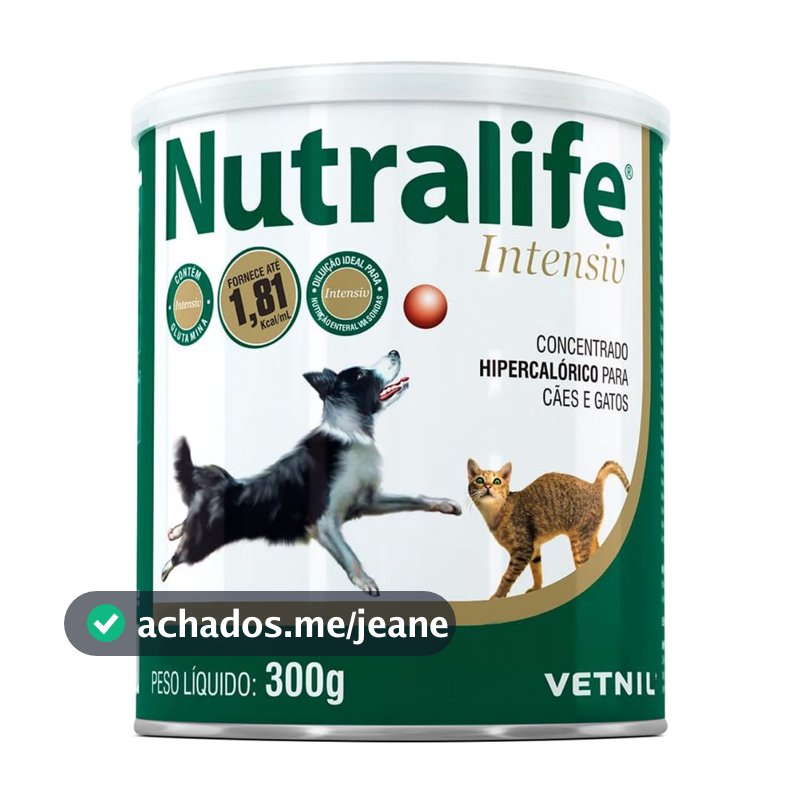 Suplemento Nutricional Nutralife Intensiv Vetnil 300GRS
