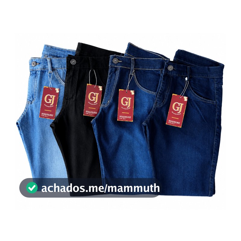 Kit 4 Calça Jeans Masculina Slim Elastano Promoção