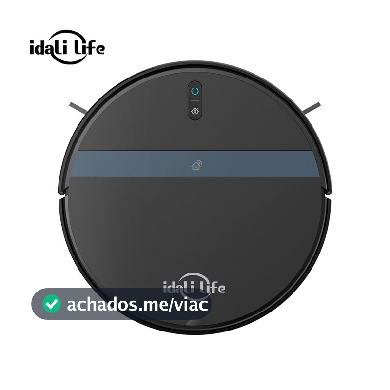 Aspirador de Pó Para Casa Robô Inteligente Com Sensores Anti- queda IDALI LIFE