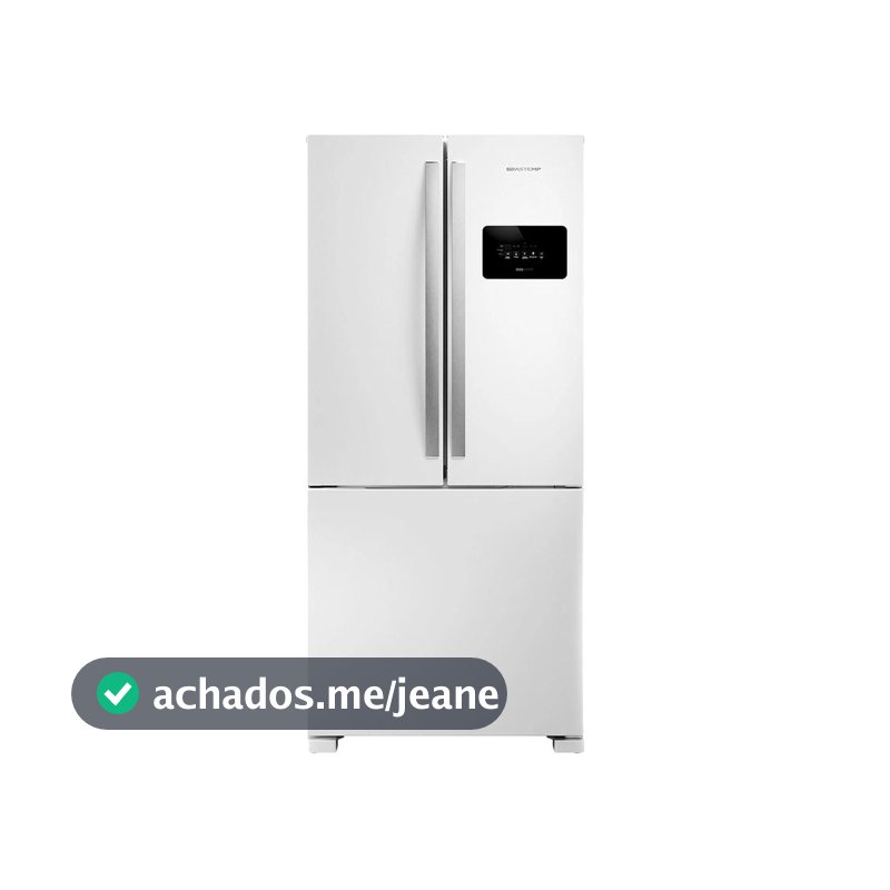 Geladeira Frost Free French Door 3 Portas Branca Brastemp - BRO85MB