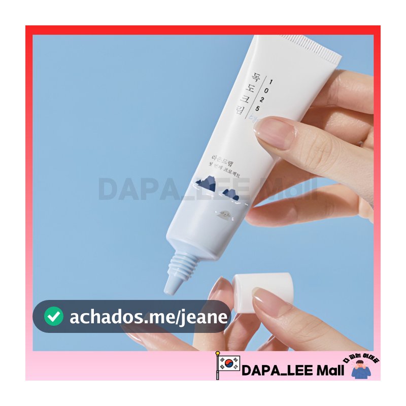 Round Lab 1025 Dokdo Creme De Olhos 30ml | Cuidado Ocular Hidratante E Iluminador/Antirrugas/Adequado Para A Pele Sensível Autêntico