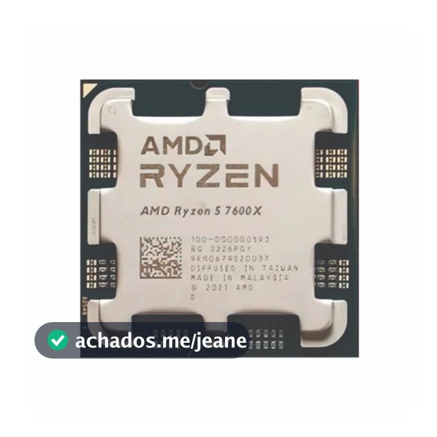 Processador Amd Ryzen 5 7600X 4.7Ghz AM5 Novo (Sem Caixa Box ou Cooler)
