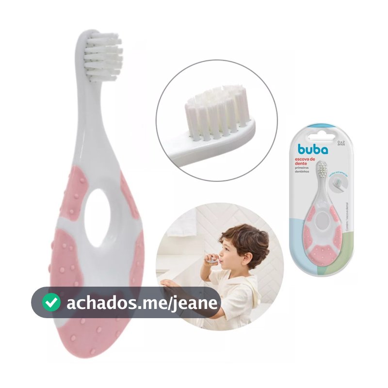 Escova De Dente Primeiro Dentinhos 0 A 2 Anos Mordedor