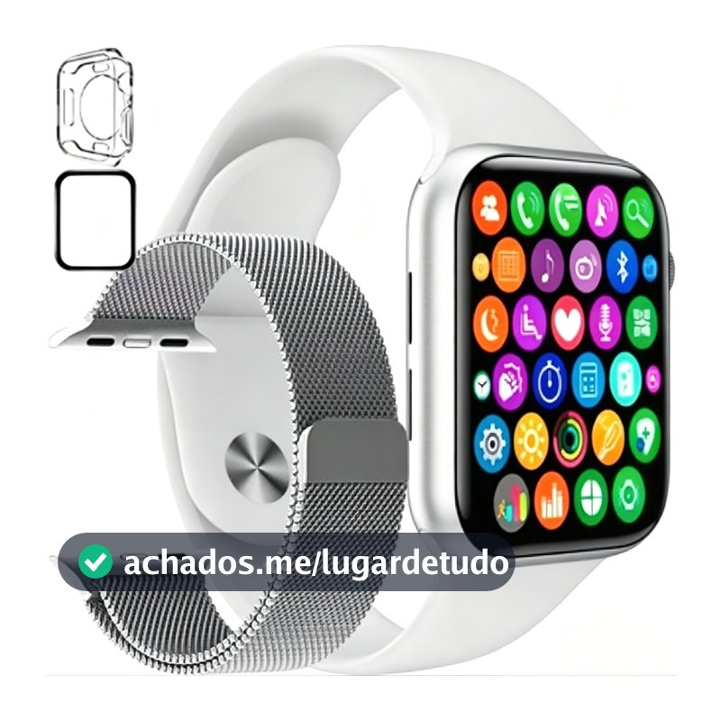 2026 Smart Watch S10 Pro 45mm Bluetooth Caller ID, com monitoramento de frequência cardíaca e calculadora KRJU