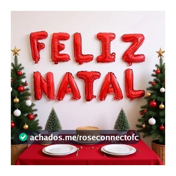 Balão Natal Feliz Vermelho Decoração Festa Natalina Enfeite Jantar Letra Pendura Parede Porta Bexiga