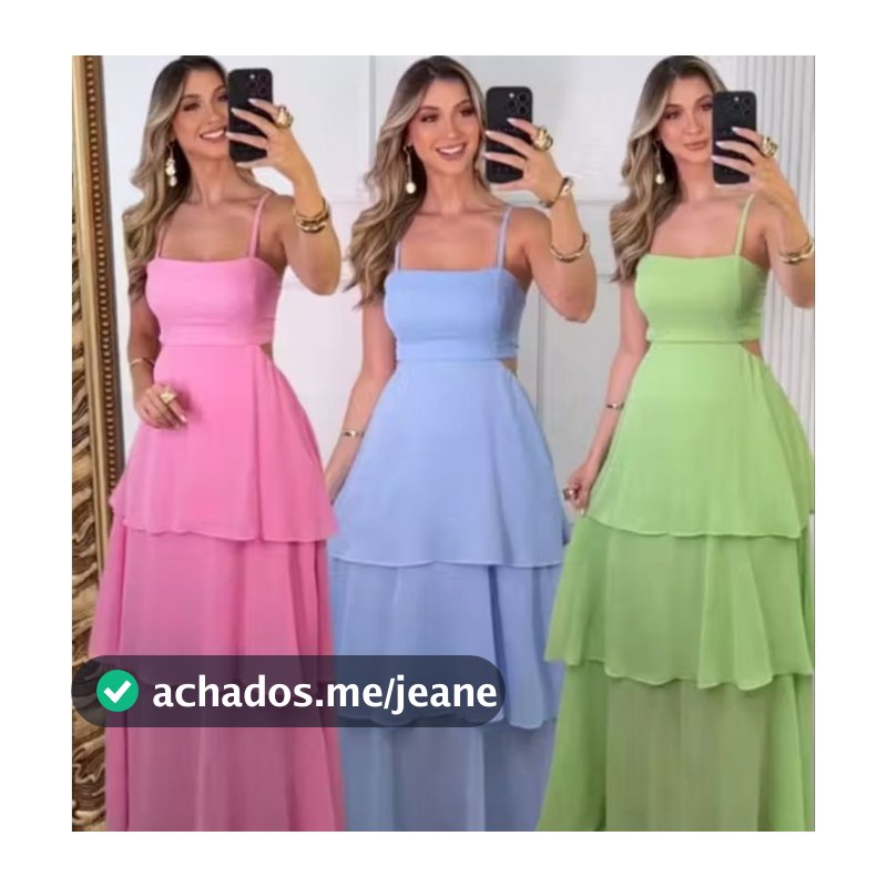 vestido longo de três maria para formatura casamento festa