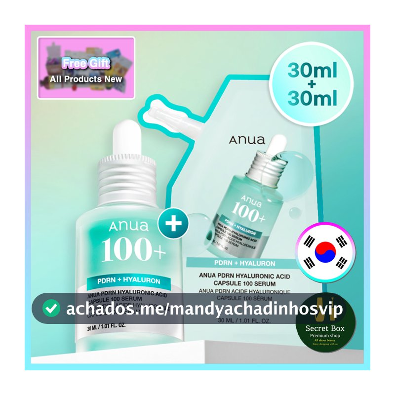 Cápsula De Ácido Hialurônico Anua PDRN 100 Soro 30ml/1ml  10ea
