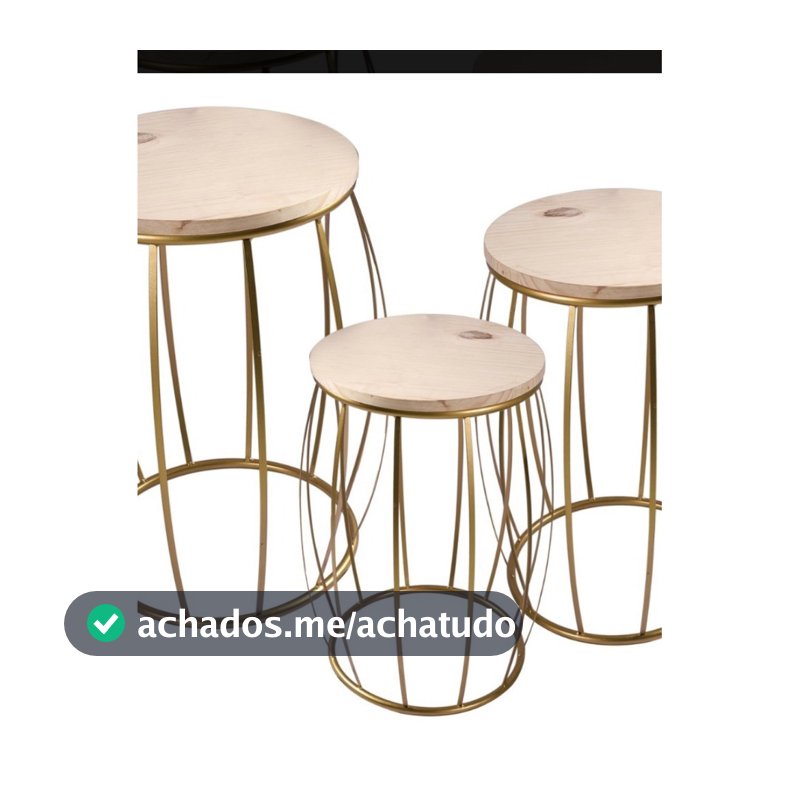 Trio De Mesa Cilíndricas Para Festa Decoração Festa Kit Peque Monte