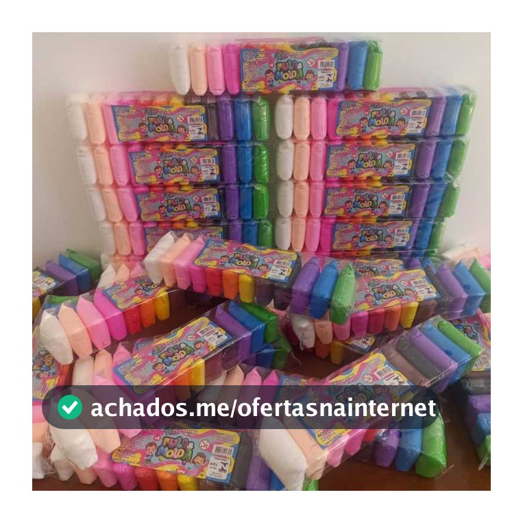Kit 60 massinhas EVA Pula-Pula (peso total 500gr) (12 cores) + 10 ferramentas de modelar