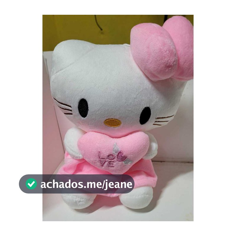 Pelúcia ColeÇao  Hello Kitty   Antialérgico Sanrio Antialérgico Fofinha