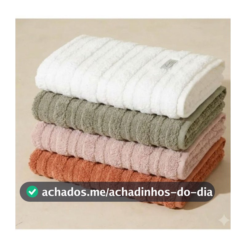 Toalha de Banho Grande Grossa Puro Algodão Premium 72x140cm Gramatura Alta 600g