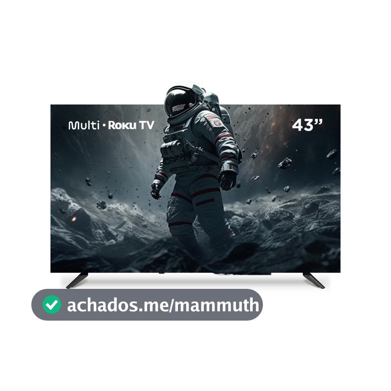 Smart TV DLED 43 FHD Multi Roku 3HDMI 2USB Wi-Fi - TL082E
