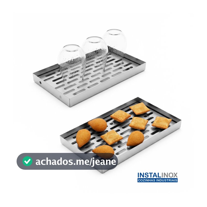 Escorredor de Fritura Inox 3 Tamanhos Resistente Para Cozinha Profissional Bares Restaurantes