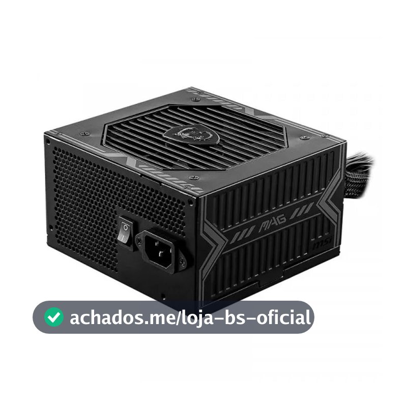 Fonte ATX MSI 650W MAG 2.4 PCIE 80 Plus Bronze 306-7ZPAX39-HH9