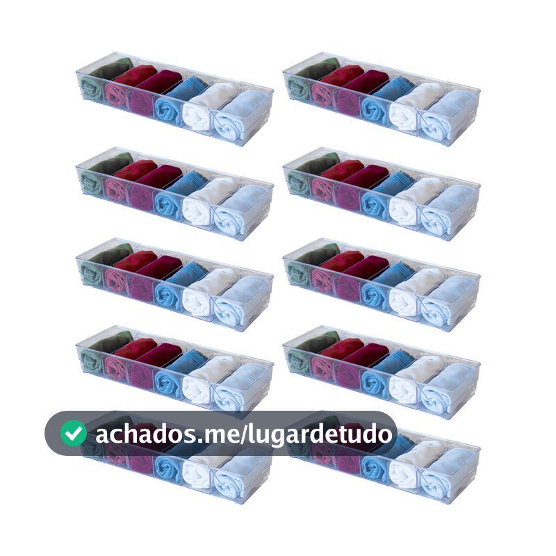 Kit 10 Colmeia Organizadora De Calcinhas Organizador De Meias Atacado Acrílico Amobox