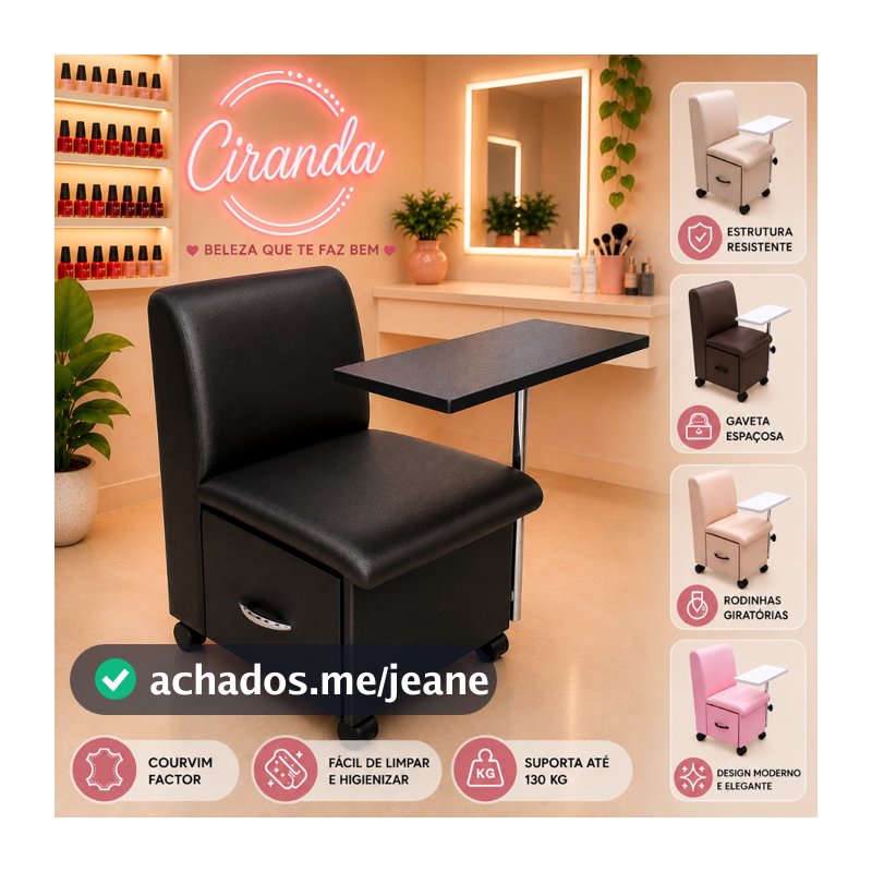 Cirandinha Ciranda Cadeira Manicure