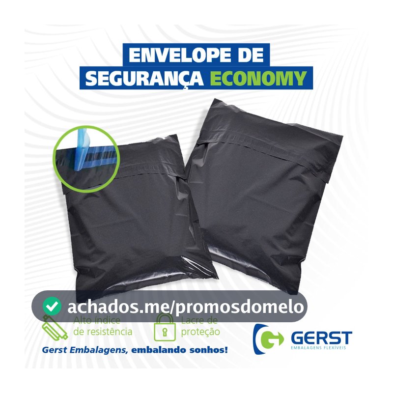 Kit Com 100 Envelope de Segurança Cinza Para Correios com Aba saco plástico Adesiva 15x20 até 40x50