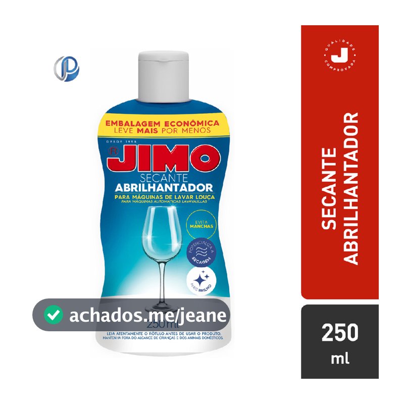 JIMO Secante Abrilhantador 250ml Sem Resíduos
