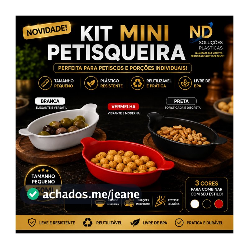 Kit 2, 5, 10 ou 20 Mini Petisqueiras Canoa 150ml Barquinha Petiscos Molhos Porções Festa Frios