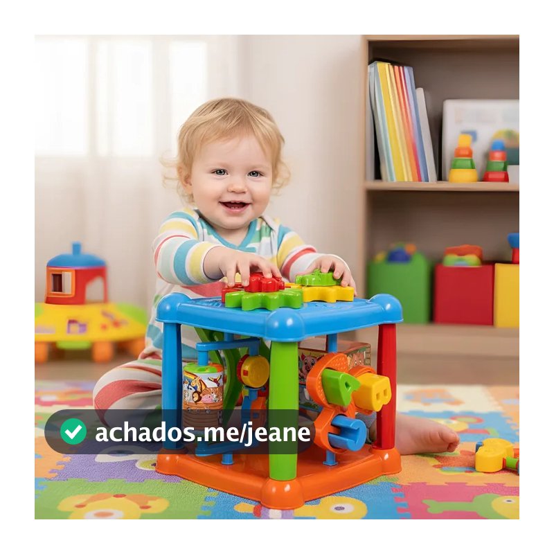 Brinquedo de Menino Blocos Interativos Educativo Letras e Peças Interativas Para Desenolvimento Infantil 166 Divplast